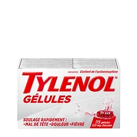 Tylenol Regular Strength Pain Relief Acetaminophen 325mg Liquid Gels