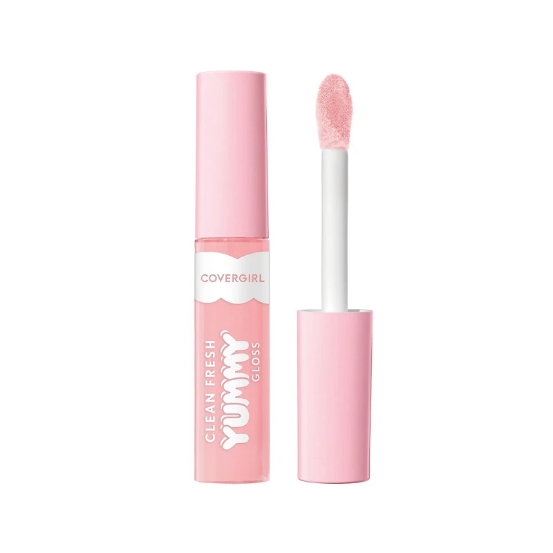 COVERGIRL Clean Fresh Brillant à lèvres Yummy infusé d'acide hyaluronique et d'antioxydants d'origine naturelle, pur, sain