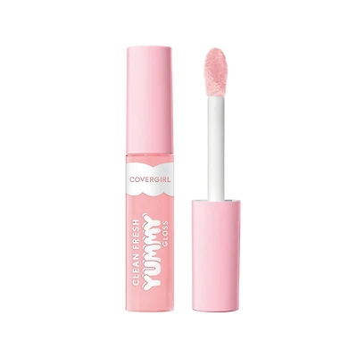 COVERGIRL Clean Fresh Brillant à lèvres Yummy infusé d'acide hyaluronique et d'antioxydants d'origine naturelle, pur, sain