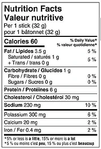 Bâtonnets de pepperoni Great Value à la dinde 500g