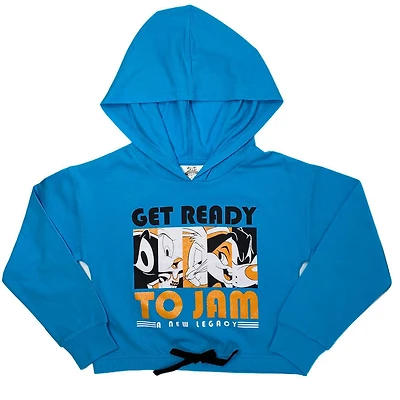 Space Jam Girls cropped hoodie with elastic waist