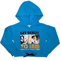 Space Jam Girls cropped hoodie with elastic waist