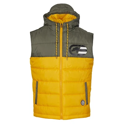 Ecko Unltd. Men’s Fashion blocked out Warm Jacket for Men Hooded Puffer Vest