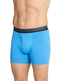 3 Caleçons Boxeurs Courts Extensibilité