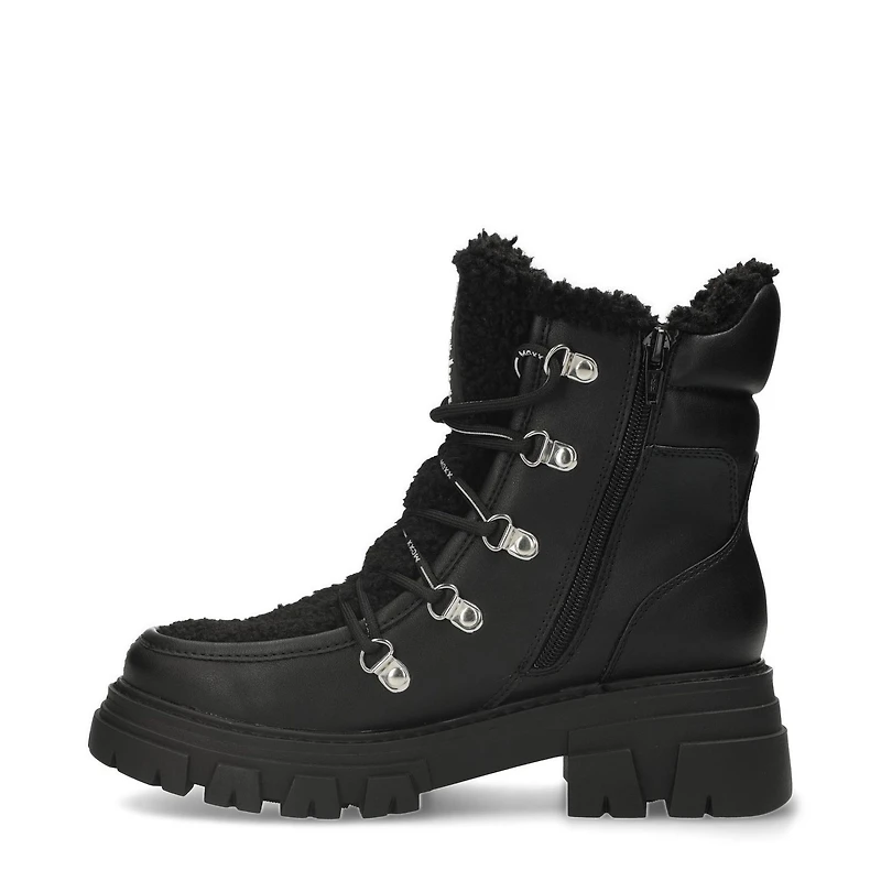 Mexx black boot with fur