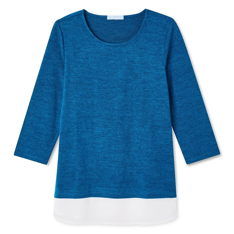 Haut trompe-l'œil en hacci Penmans pour femmes