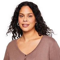 Chemise de nuit Henley George Plus pour femmes