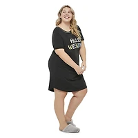 Chemise de nuit avec revers roulés George Plus pour femmes