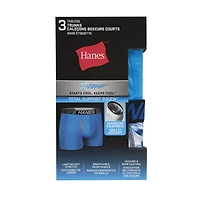 Hanes X-Temp Total Support Pouch Calecons Boxeurs Courts pour hommes, evacuation de l'humidite P3