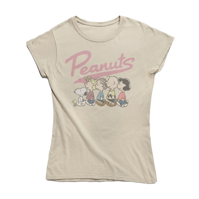 Peanuts Ladies short sleeve crew neck tee-shirt