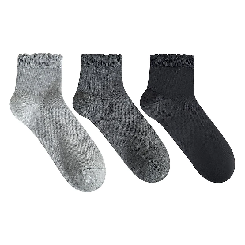Secret Comfort 3pk Bamboo Bootie Socks