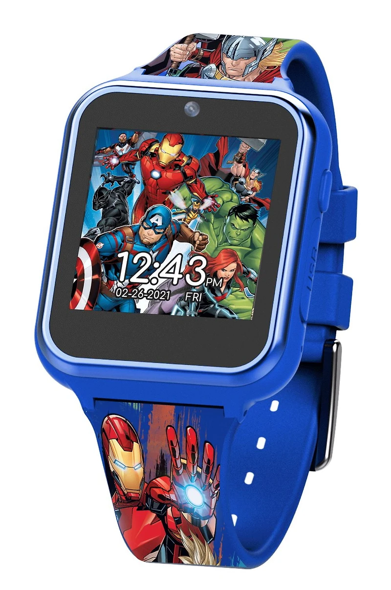 Avengers Montre interactive à écran tactile avec caméra