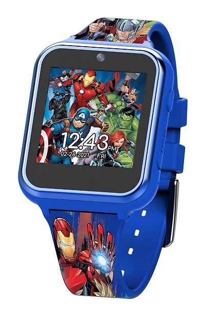Avengers Montre interactive à écran tactile avec caméra