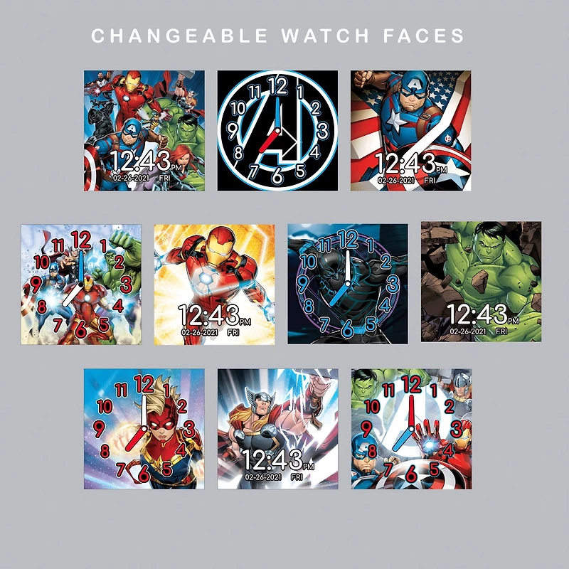 Avengers Touch Screen Interactive Watch with Camera