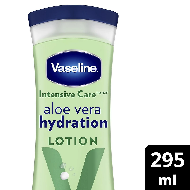 Vaseline Intensive Care Aloe Vera Hydration Body Lotion, 295 ml Lotion