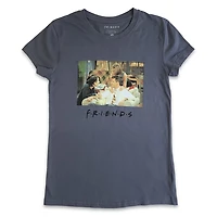 Friends T-shirt femme.  t-shirt à manches courtes ajusté pour femme