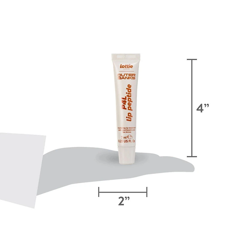 Lottie London - Outer Banks - Peptide pour les lèvres P4L - Soin nourrissant pour les lèvres - 0,23 OZ