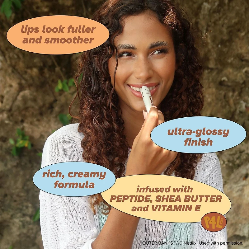 Lottie London - Outer Banks - Peptide pour les lèvres P4L - Soin nourrissant pour les lèvres - 0,23 OZ