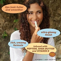 Lottie London - Outer Banks - Peptide pour les lèvres P4L - Soin nourrissant pour les lèvres - 0,23 OZ