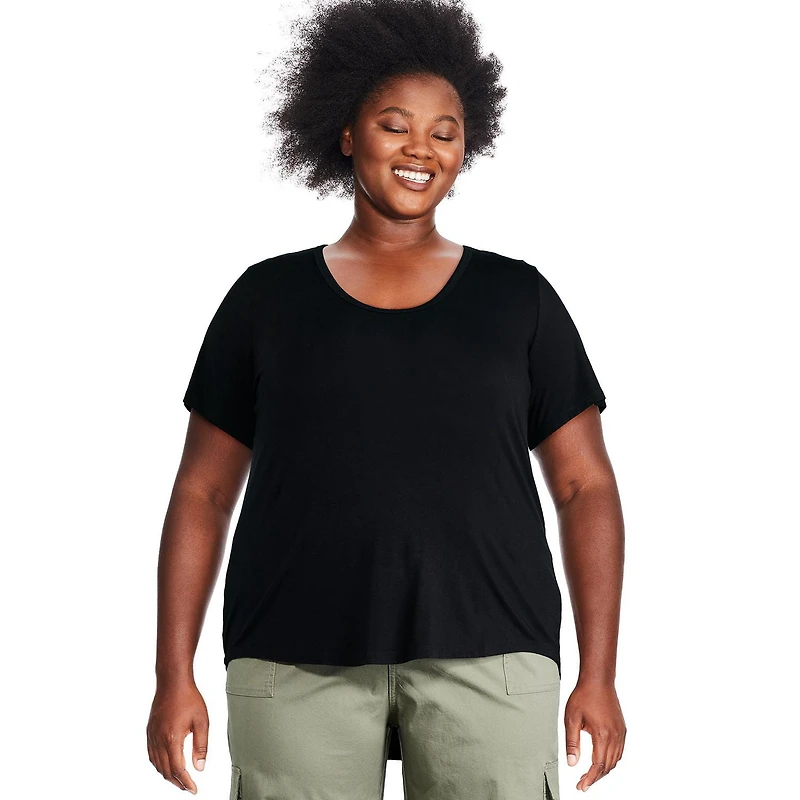 George Women's Plus Drapey Tee