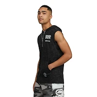 Sweat à capuche Ecko sans manches avec logo pour hommes