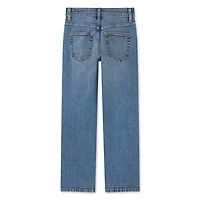 Pantalon à jambe droite en denim George pour garçons Tailles 4-16