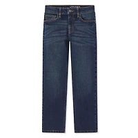 Pantalon à jambe droite en denim George pour garçons Tailles 4-16