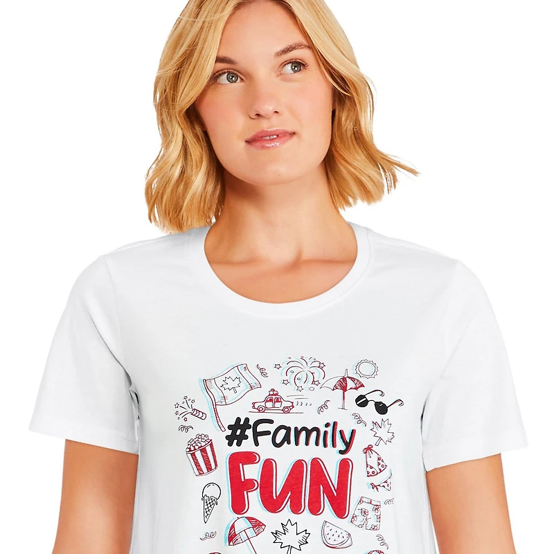 George Women's Canada Pajamas 2-Piece Set