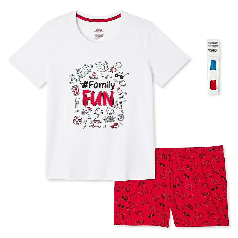 George Women's Canada Pajamas 2-Piece Set