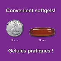 Webber Naturals® Omega 3-6-9 High Potency Fish, Flax & Borage 1200 mg, Supports Heart and Mind, 280 Softgels