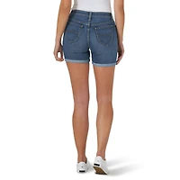Lee Riders Short À Revers Denim Pour Femme