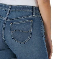 Lee Riders Short À Revers Denim Pour Femme