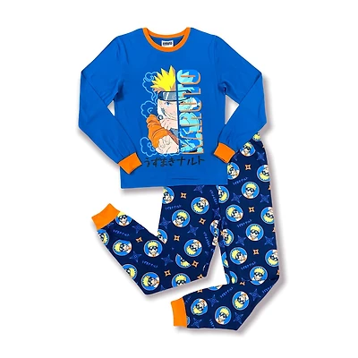 Naruto Boy's 2-Piece Long Sleeve Pajama Set