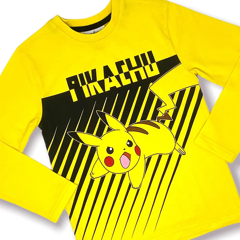 Pokemon T-Shirt à manche longue pour garçons