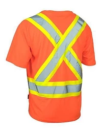 Tee-shirt de sécurité à manches courtes Forcefield Ultrasoft Hi Vis Crew Neck