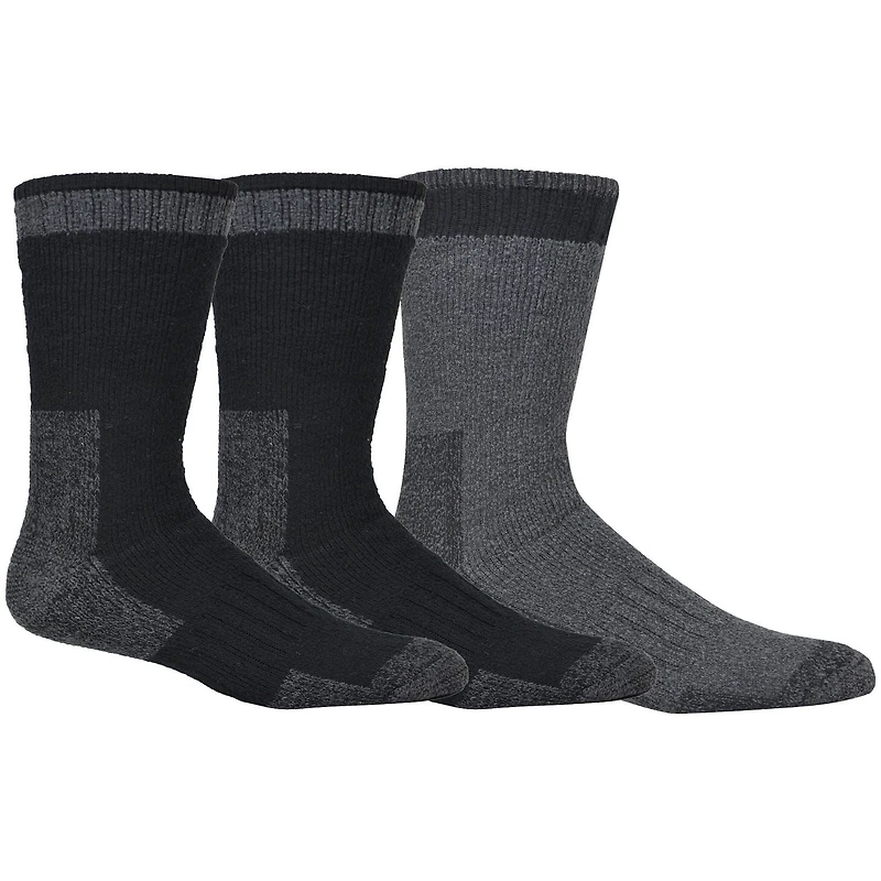 Mens Pathfinder by Kodiak 3-Pack Thermal Cotton Sock
