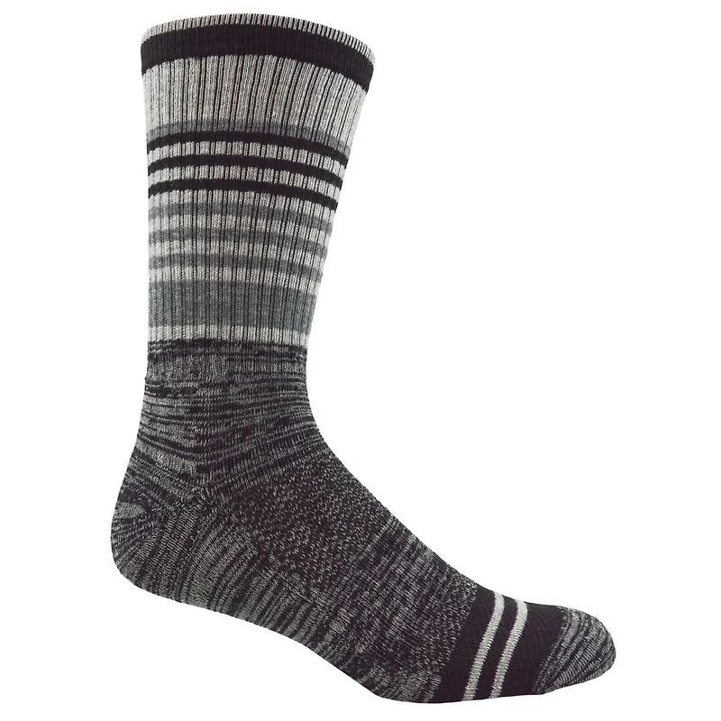 Paquet de 2 paires de chaussettes mi-mollet haute performance en mélange de laine de qualité supérieure Ozark Trail pour hommes