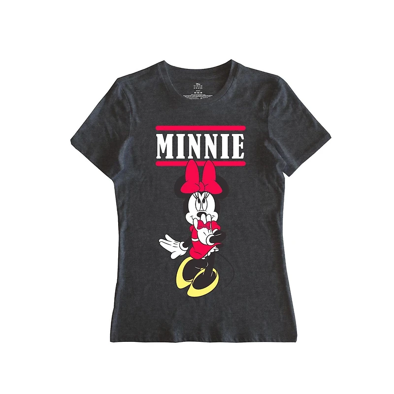 Ladies Disney Minnie Giggle Short Sleeve T-Shirt
