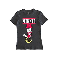 Ladies Disney Minnie Giggle Short Sleeve T-Shirt