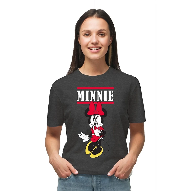 Ladies Disney Minnie Giggle Short Sleeve T-Shirt
