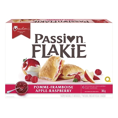 Pâtisseries feuilletées Passion Flakieᴹᴰ pomme-framboise de Vachonᴹᴰ 305 g