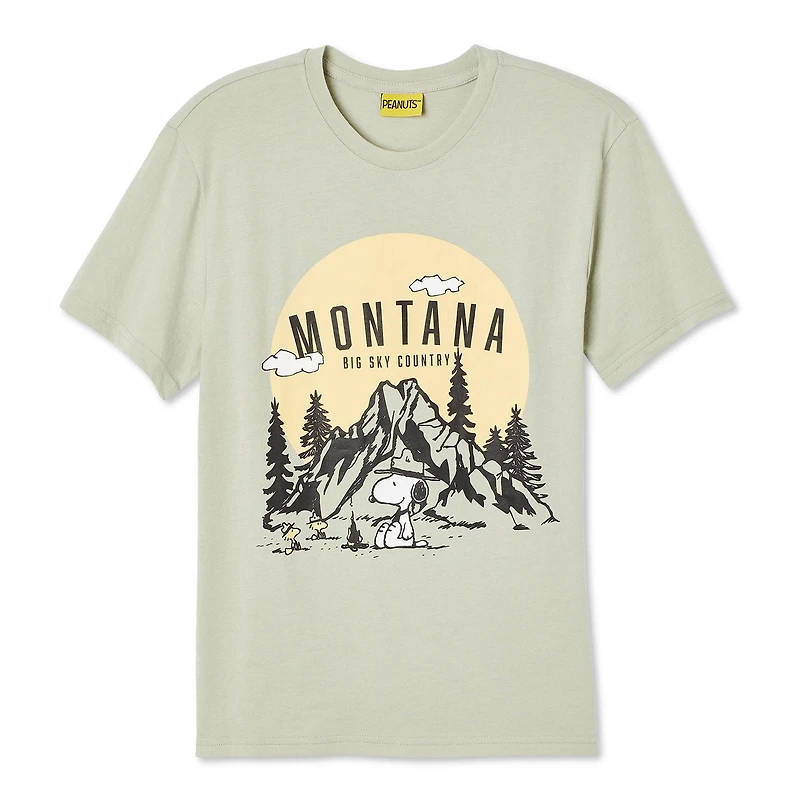 Peanuts Women's Snoopy Boyfriend Fit Tee