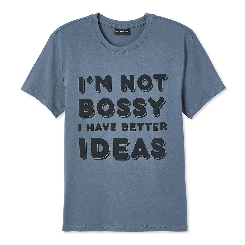 The Pink Closet Women's Boyfriend Fit Tee