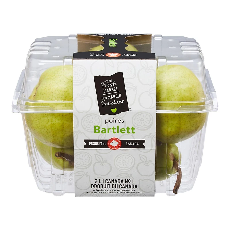 Your Fresh Market Bartlett Pears, 2 L