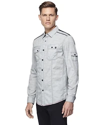 Chemise à manches longues Dark Black pour hommes