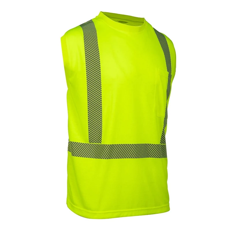 Forcefield Hi-Vis Sleeveless Tee with Segmented Tape