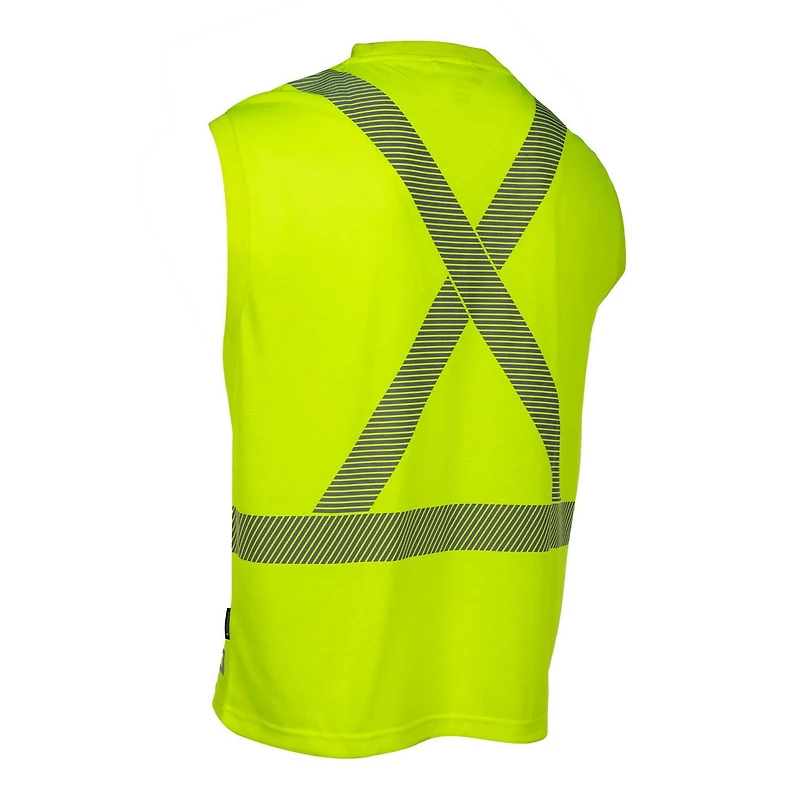 Forcefield Hi-Vis Sleeveless Tee with Segmented Tape