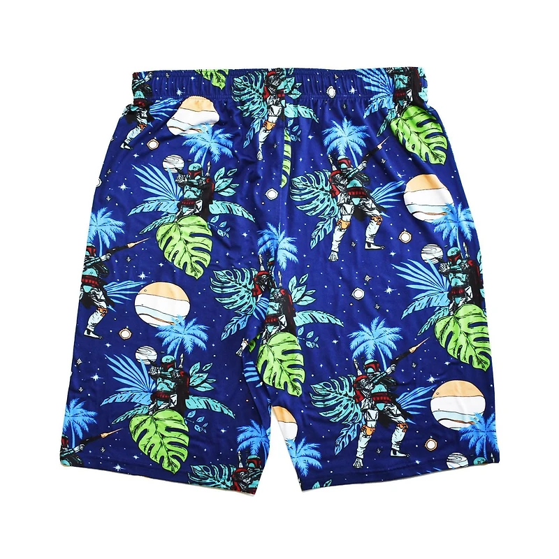 Short de nuit tropical Boba Fett Star Wars pour homme