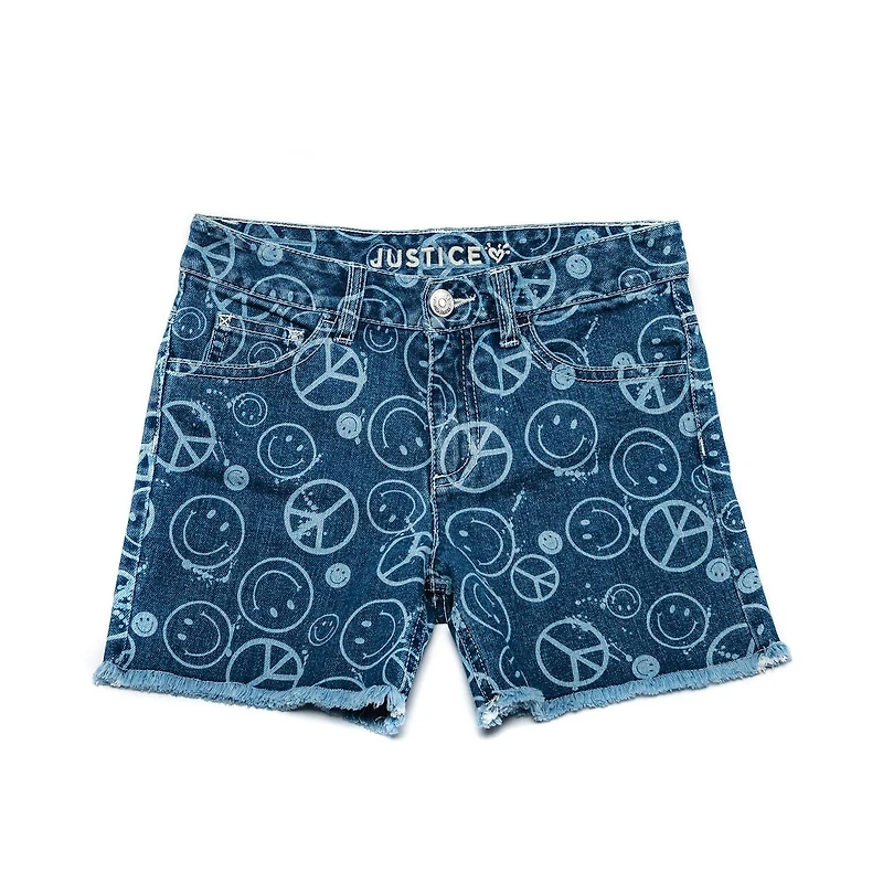 Short Justice Peaceful Smiles pour filles