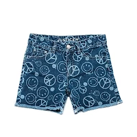 Short Justice Peaceful Smiles pour filles
